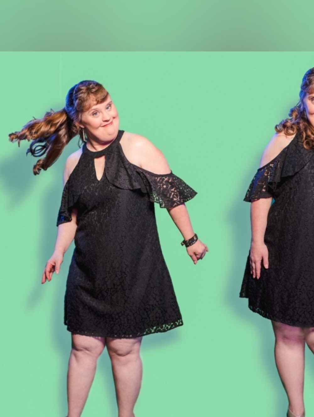 Candie's Black Lace Halter Dress Top • Size: M